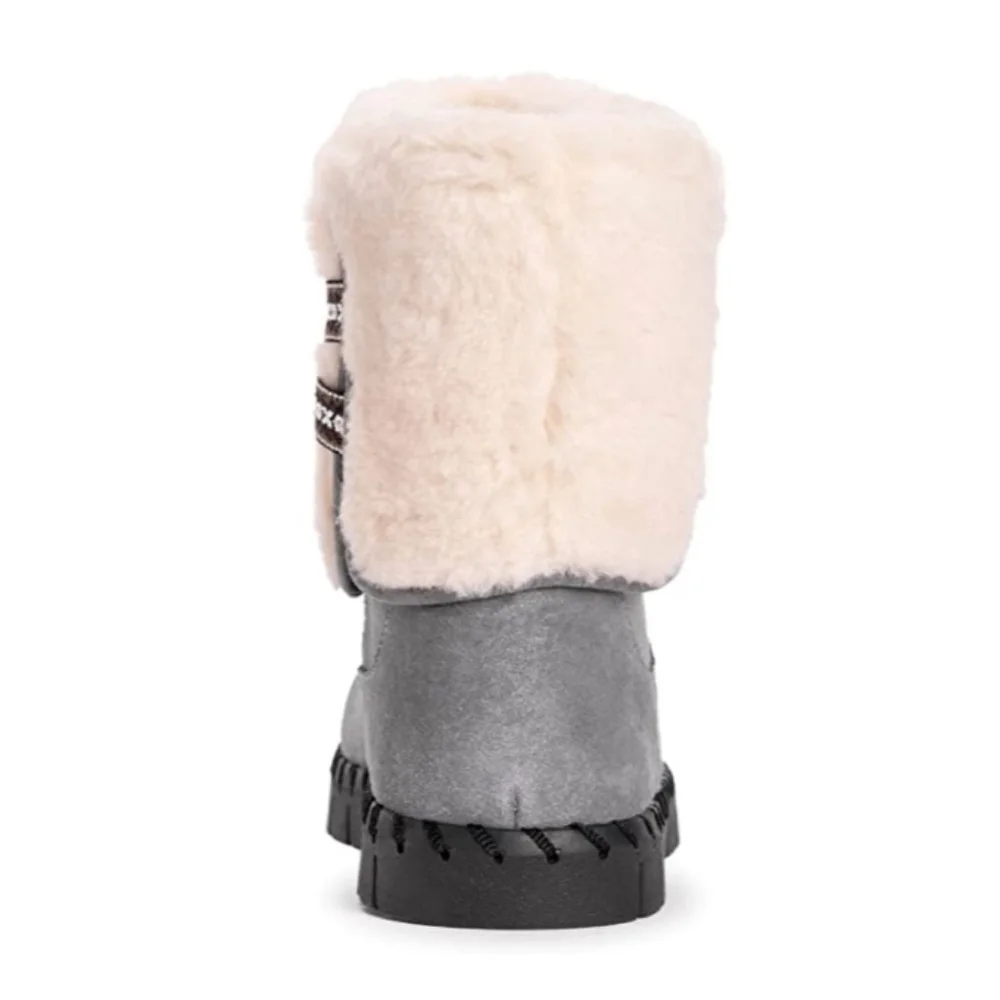 .MUK LUKS Women's Water Repellent Suede Flexi Montauk Boots Sz 9 NIB - Picture 5 of 10